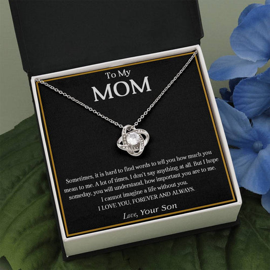 454 To My Mom Necklace, Mama, Gift From Son For Birthday, Xmas