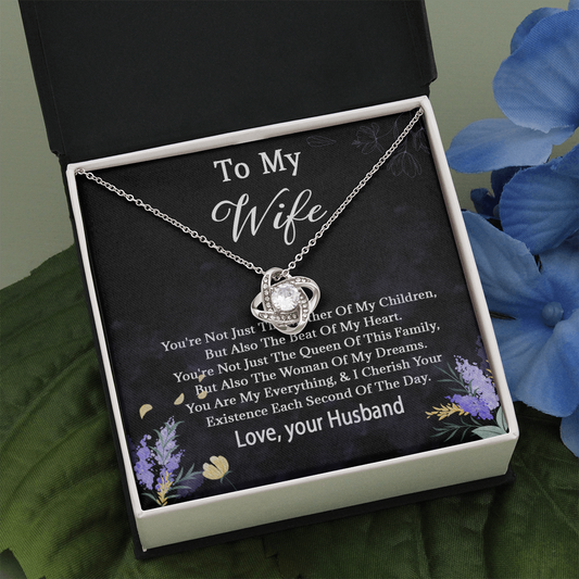 68A Necklace To My Wife, Women Necklace for Her, I LOVE YOU Necklace from Husband