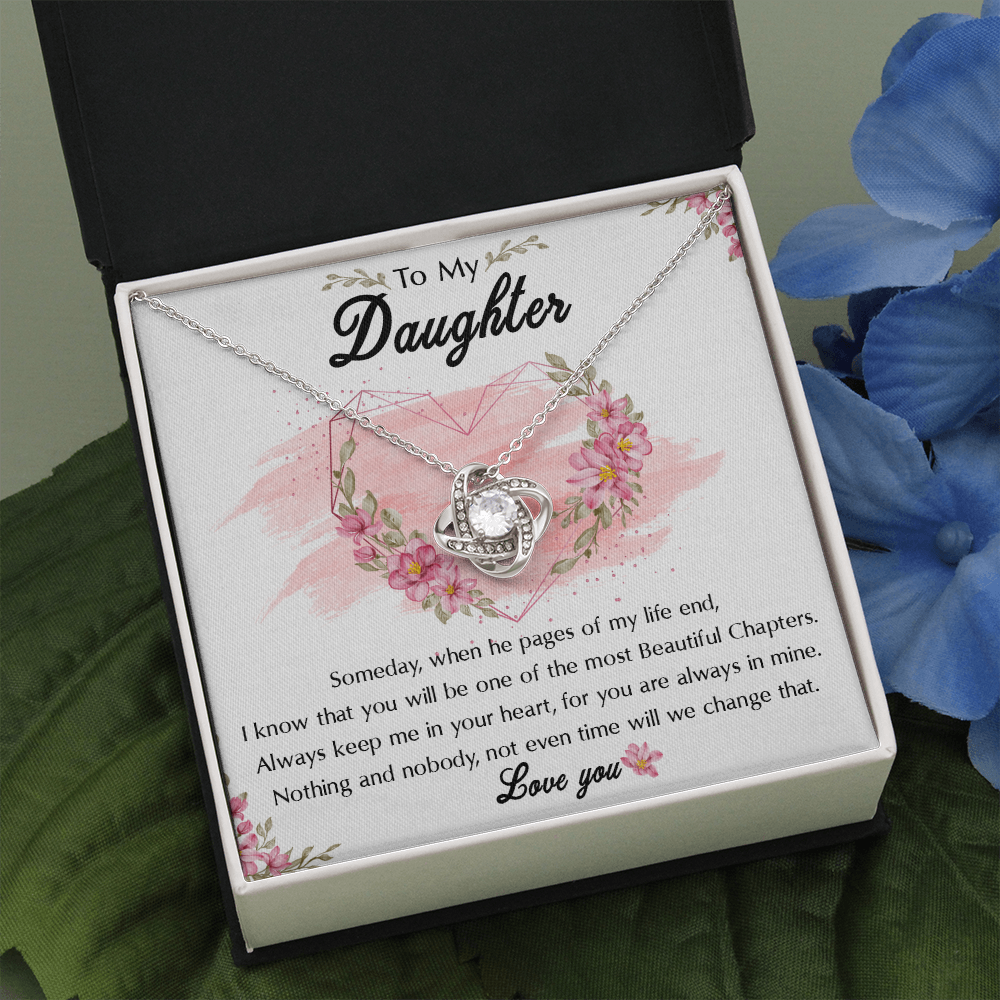54A To My Daughter Necklace, Birthday Gift For Daughter, Graduation Jewelry
