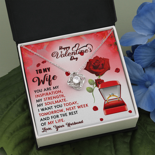 209A - To my Wife Gift from Husband, I LOVE YOU Forever & Always, Valentine's Day Gift