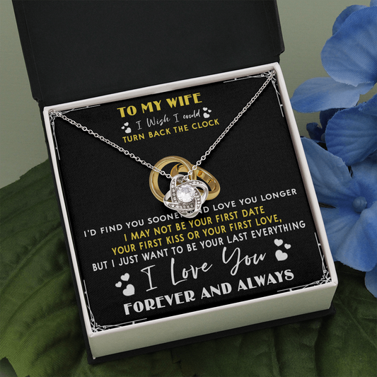 428A To My Wife “Turn Back The Clock” Necklace Gift For Wife, Gift Birthday, Holiday