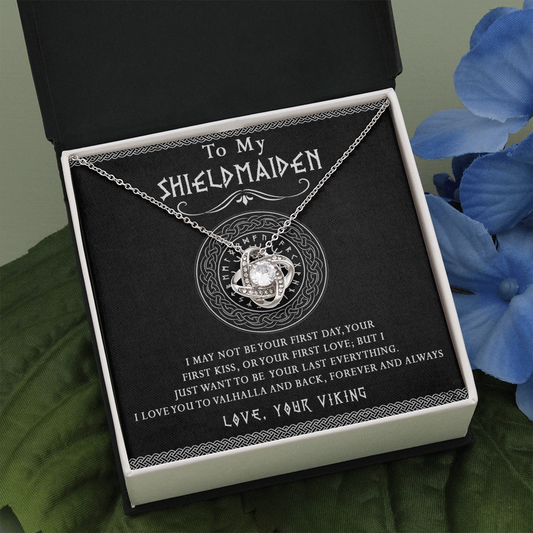 171A Necklace Gift To My Shieldmaiden, Viking Jewelry For Women, Her, Wife, Soulmate