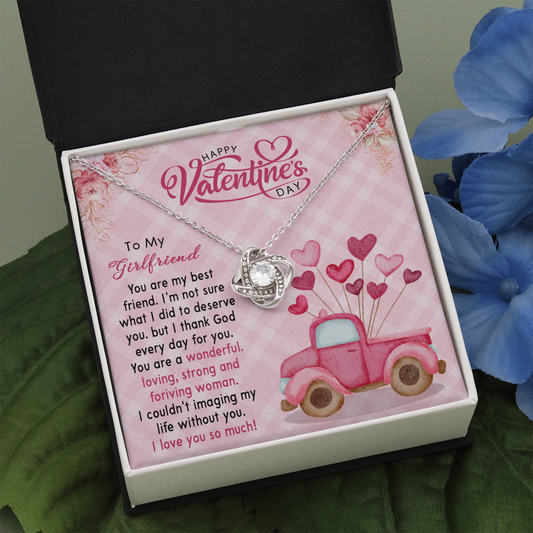 180A Valentine Gift To my Girlfriend, Necklace To my Girlfriend, I LOVE YOU SO MUCH
