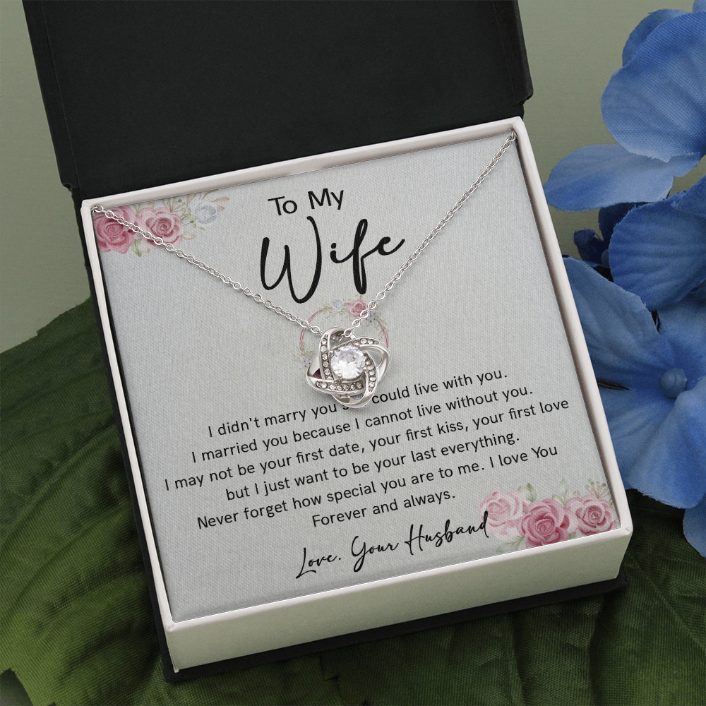73A Necklace To Wife, Perfect Gift for Her From Husband, I LOVE YOU Forever & Always