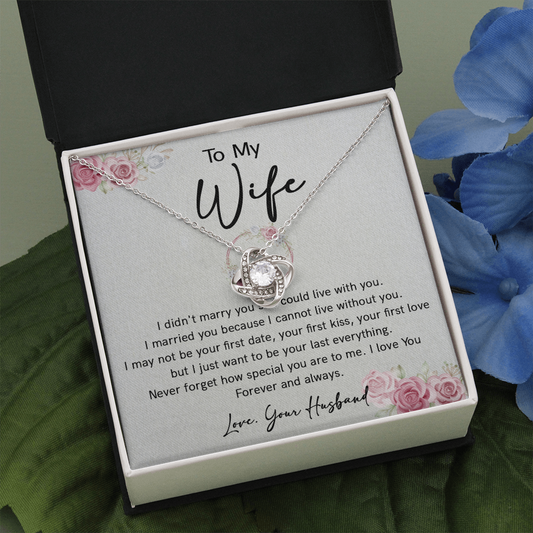 73A Necklace To Wife, Perfect Gift for Her From Husband, I LOVE YOU Forever & Always