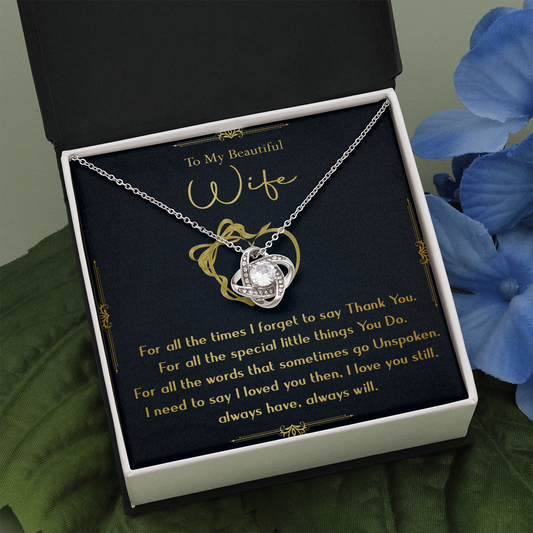 N356A To My Wife Necklace, Gift For Wife, Anniversary Gift For Wife, Necklace For Wife