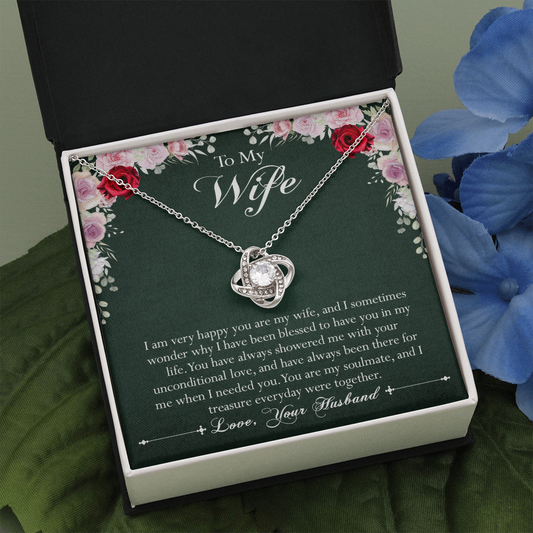 417A To My Wife Necklace Gift For Your Wife - Happy To Have You In My Life
