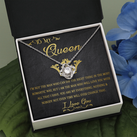 70A Necklace To My Queen, Gift for Daughter/Girlfriend/Wife, Women Necklace for Her