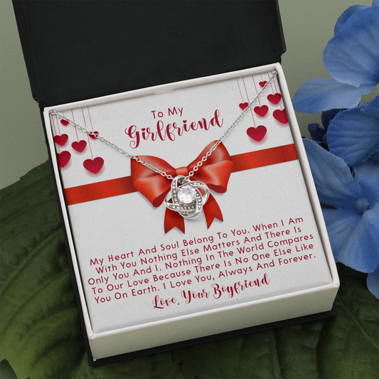 251A Necklace To My Girlfriend, Love Gift for Her From Boyfriend, Couple Necklace