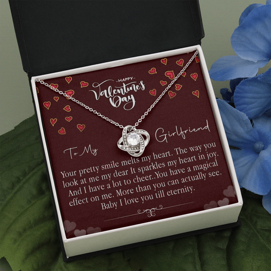 213A - Love Necklace To my Girlfriend, Girlfriend Valentine Gift from Boyfriend