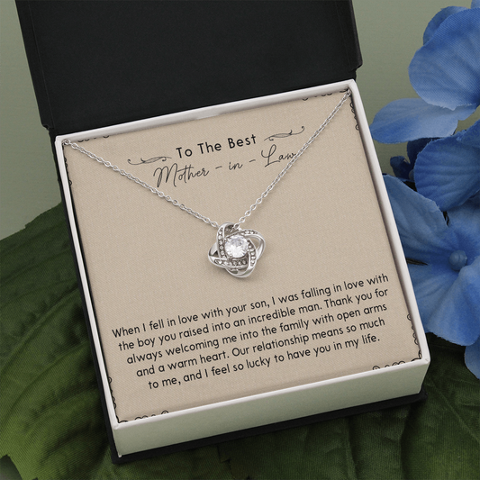 133A Necklace To My Mother In Law, Necklace Gift for Mom, Women, Birthday Gift