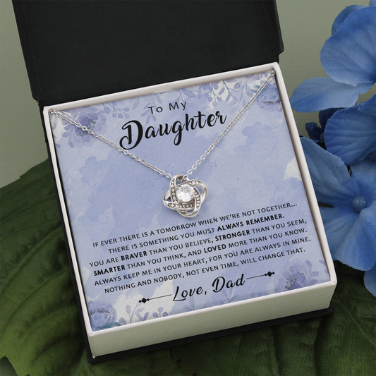 N362A To My Daughter Necklace, Daughter Father Necklace, Daughter Gift from Dad