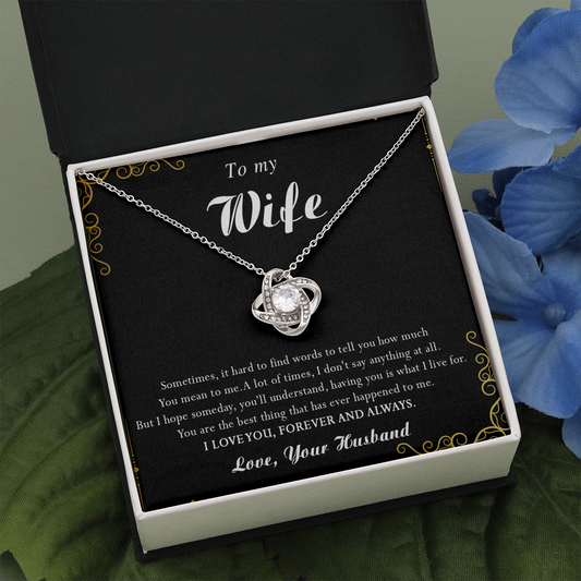 N357A To My Wife Necklace, Gift For Wife, Anniversary Gift For Wife, Necklace For Wife