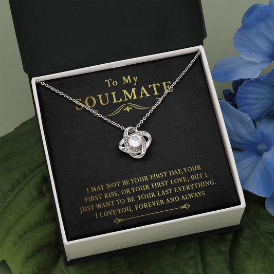 158A To My Soulmate Necklace, Gift for Her Necklace, I Love You Forever & Always