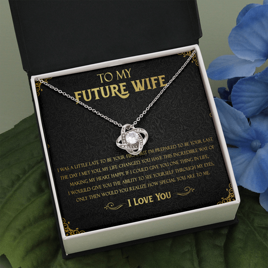 72A Necklace To Future Wife/Girlfriend, Woman Necklace Gift for Her From Husband
