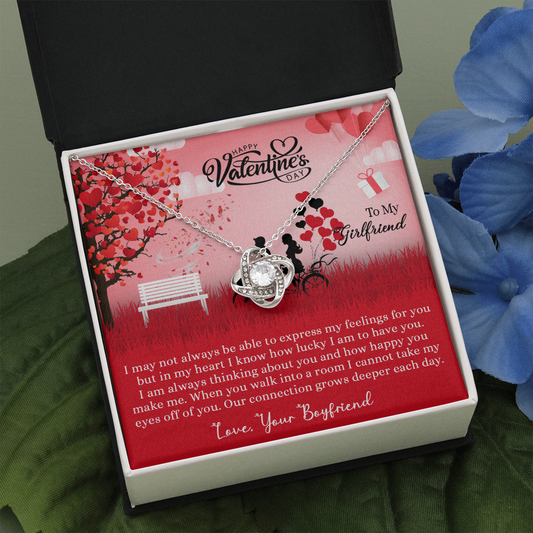 205A - Necklace to my Wife, I LOVE YOU Couple Gift from Husband, Happy Valentine's Day