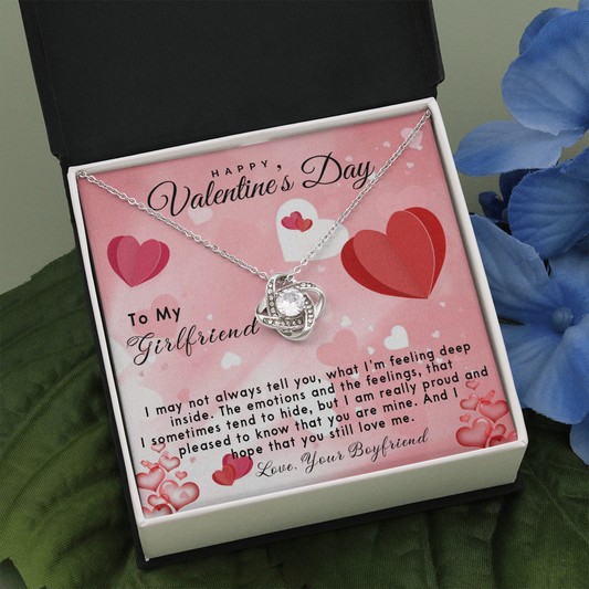 192A - Necklace To my Girlfriend, Future Wife Necklace, Valentine's Day Gift for Couple