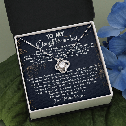 10A To My Daughter-In-Law Necklace, Gift For Daughter In Law, Daughter In Law Gifts