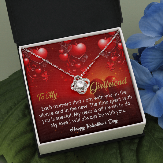 211A - Necklace To my Girlfriend, Valentine Gift for Women, Happy Valentine's Day Gift