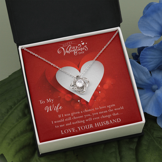 188A Necklace To My Wife, Necklace Perfect Gift for your Wife, I Always Choose You