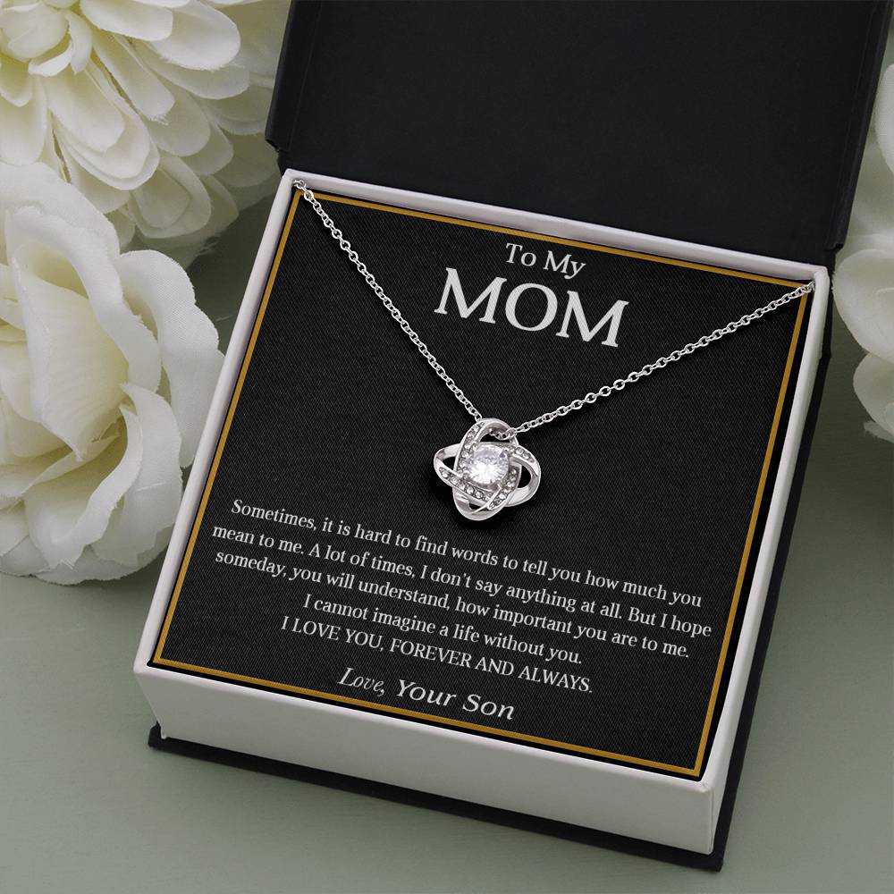 454 To My Mom Necklace, Mama, Gift From Son For Birthday, Xmas