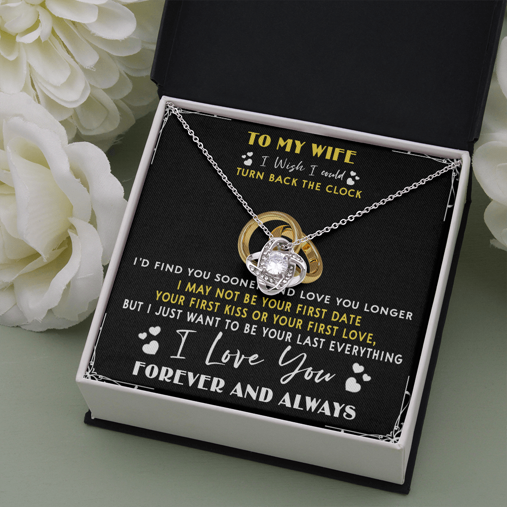 428A To My Wife “Turn Back The Clock” Necklace Gift For Wife, Gift Birthday, Holiday