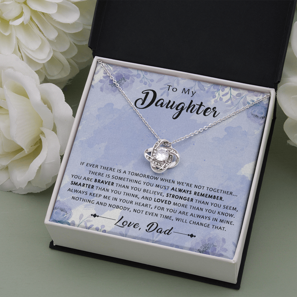N362A To My Daughter Necklace, Daughter Father Necklace, Daughter Gift from Dad