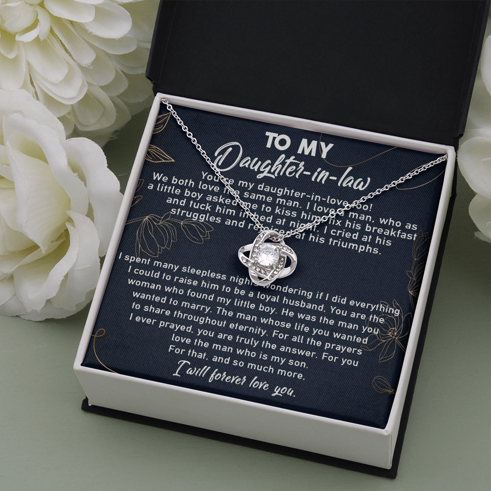 10A To My Daughter-In-Law Necklace, Gift For Daughter In Law, Daughter In Law Gifts