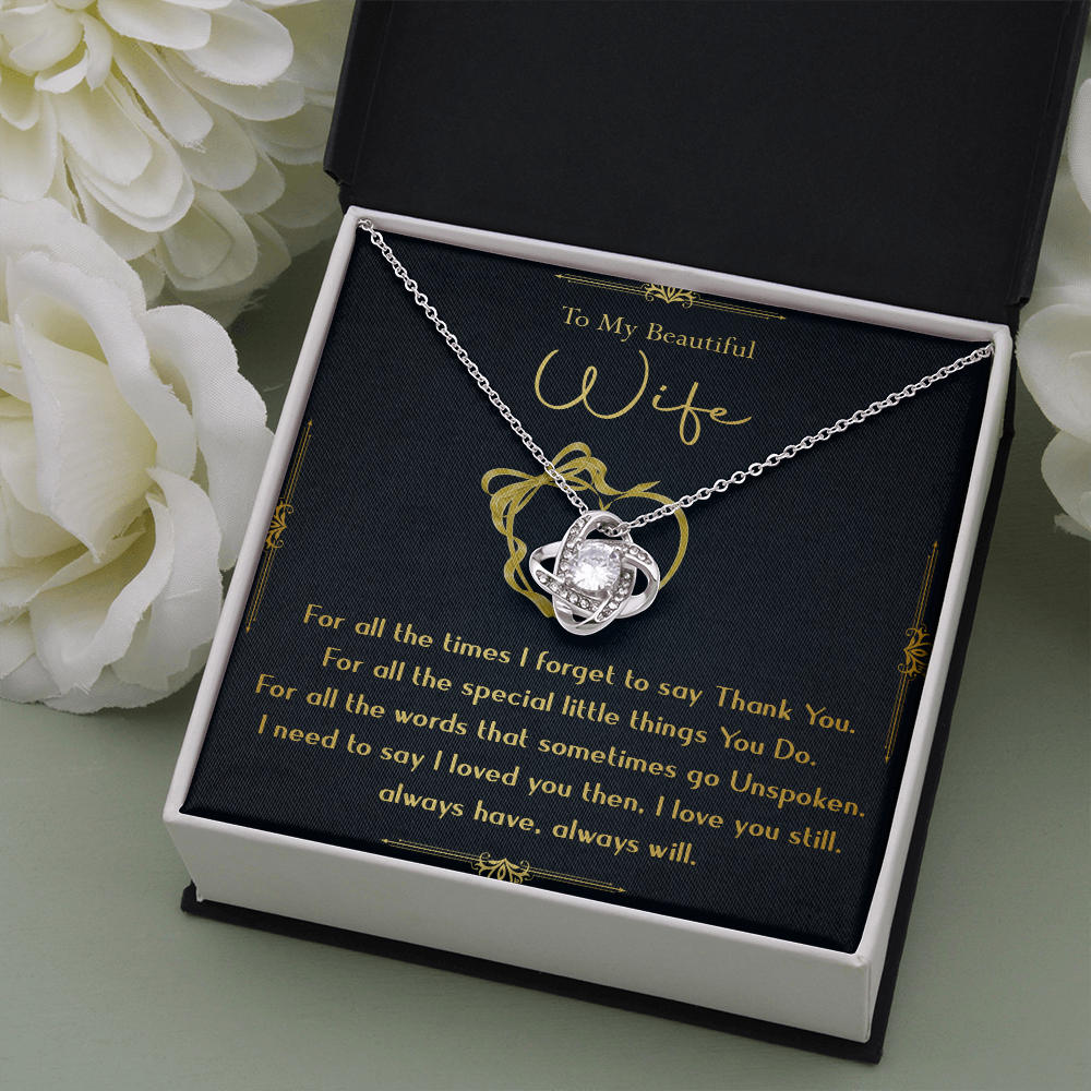 N356A To My Wife Necklace, Gift For Wife, Anniversary Gift For Wife, Necklace For Wife
