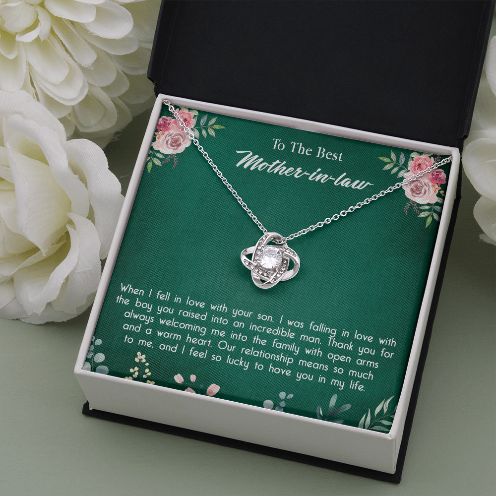 147A Necklace To My Mother in Law, Mom Necklace Birthday Gift from Son/Daughter