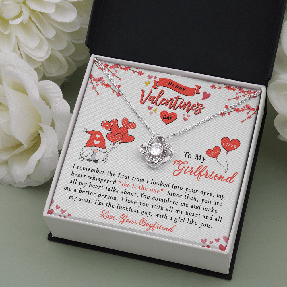 181A Girlfriend Necklace, Valentine Gift for your Girlfriend, Happy Valentine's Day