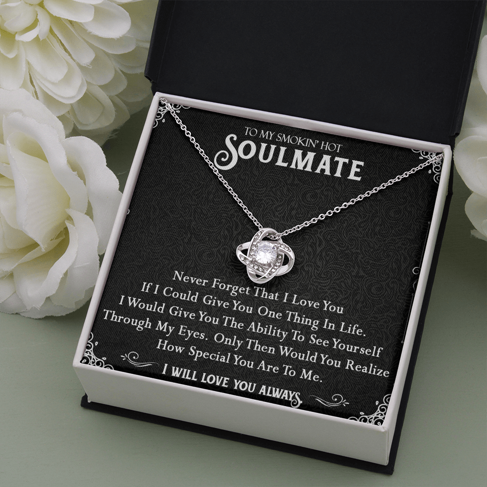 N365A To My Smokin Hot Soulmate Necklace, Valentines Day Gift For Girlfriend Wife