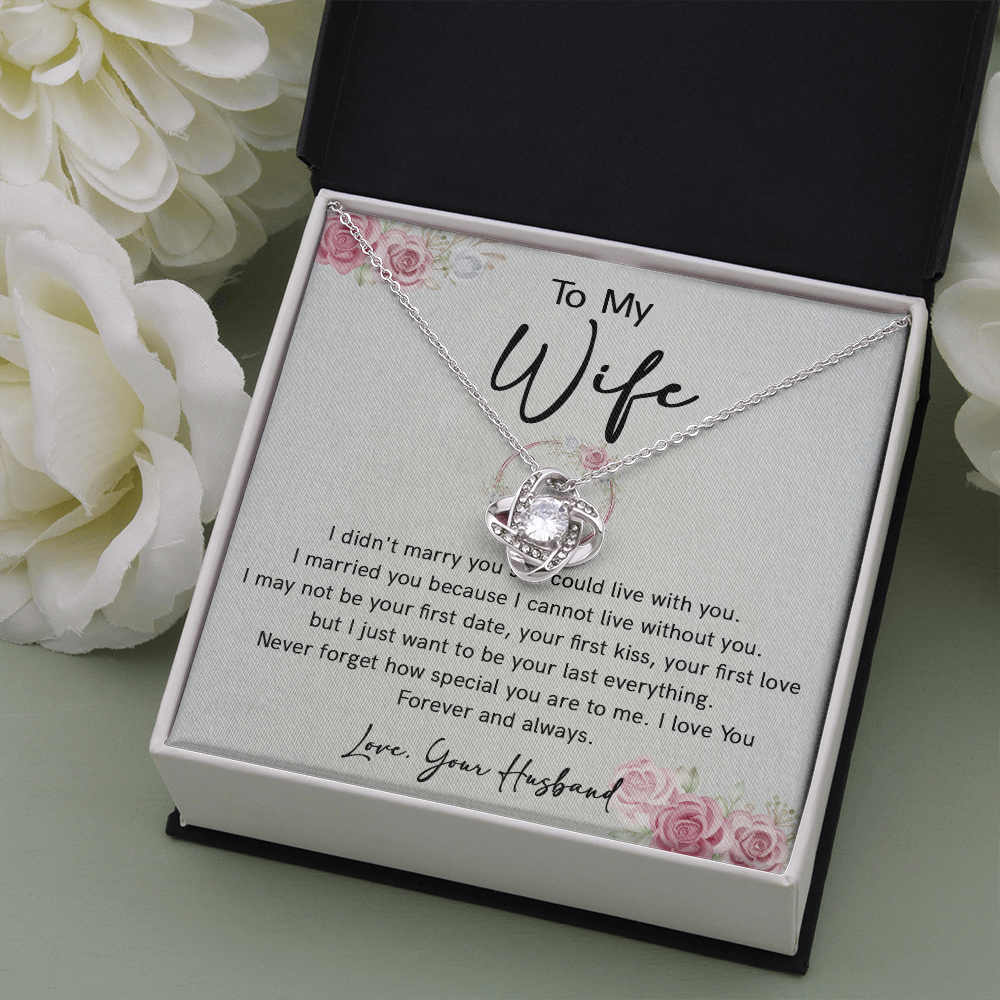 73A Necklace To Wife, Perfect Gift for Her From Husband, I LOVE YOU Forever & Always