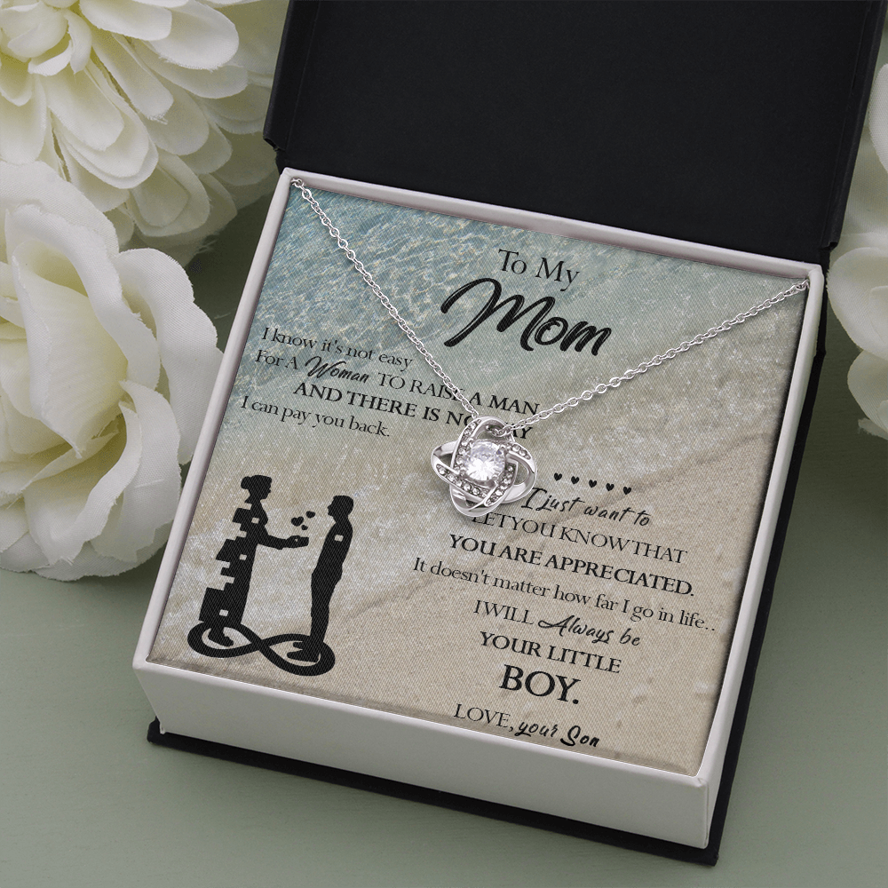 129A Necklace To My Mom, Gift for Mom from Son, Birthday Gift, Mother Necklace Gift