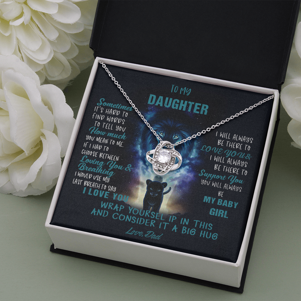 N350A To My Daughter Necklace, Daughter Father Necklace, Daughter Gift from Dad