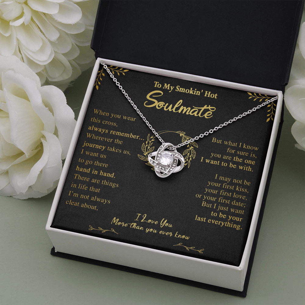 N355A To My Soulmate Necklace Engagement Anniversary Gift for Her Birthday