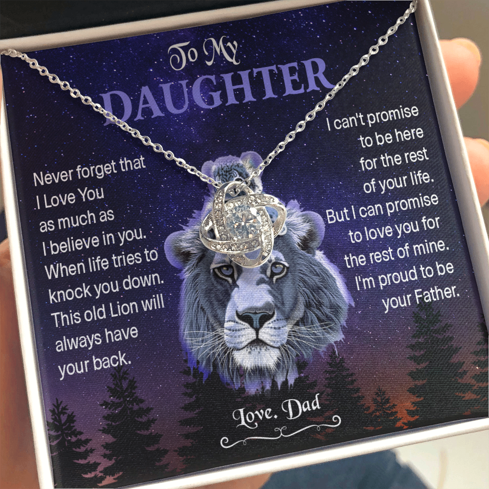 Necklace to my Daughter from Lion Dad