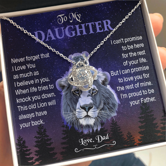 Necklace to my Daughter from Lion Dad