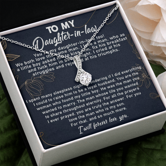 10B To My Daughter-In-Law Necklace, Gift For Daughter In Law, Daughter In Law Gifts
