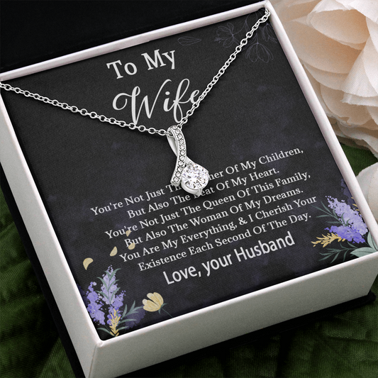68B Necklace To My Wife, Women Necklace for Her, I LOVE YOU Necklace from Husband