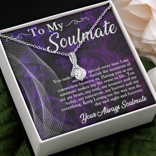 71B Necklace Gift To My Soulmate/Girlfriend/Wife, Women Necklace Gift from Husband