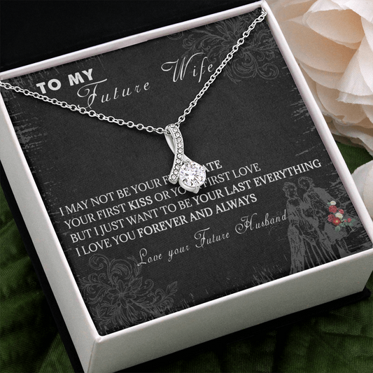 63B Necklace To My Future Wife, Cute Gift for Her, Girlfriend Birthday Gift, Womens