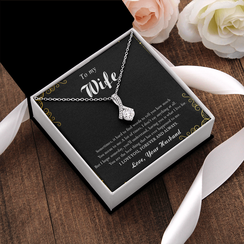 N357B To My Wife Necklace, Gift For Wife, Anniversary Gift For Wife, Necklace For Wife