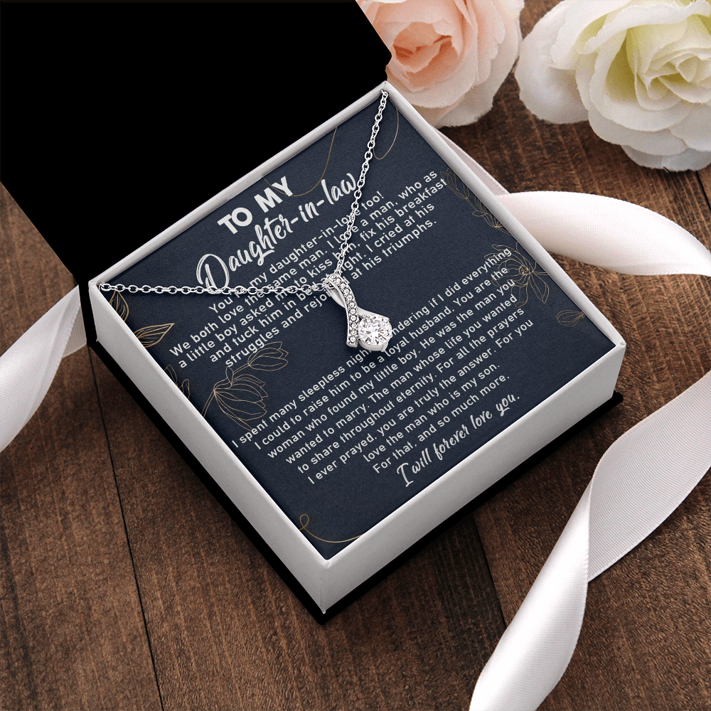 10B To My Daughter-In-Law Necklace, Gift For Daughter In Law, Daughter In Law Gifts