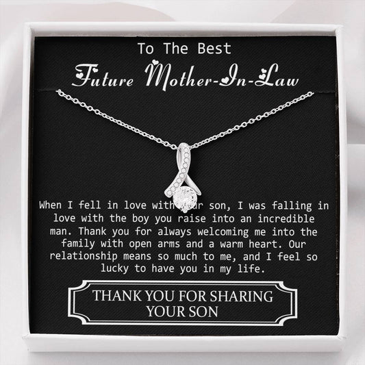 Future Mother in Law, Mother in Law Gift, Mother of the Groom Necklace