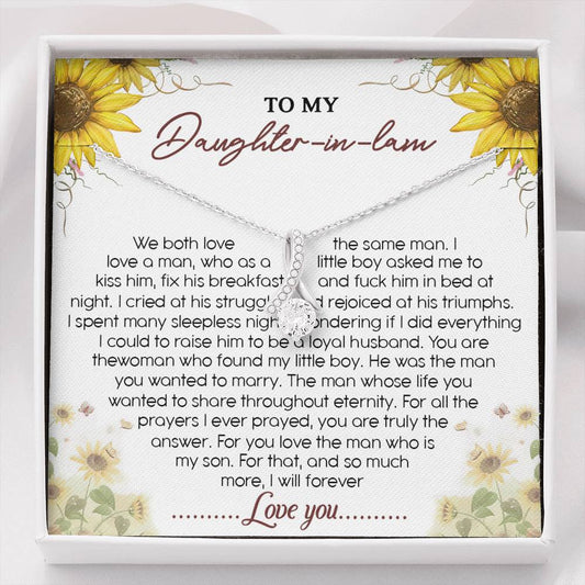 277 Daughter-In-Law Necklace, To My Daughter-In-Law Necklace Gifts