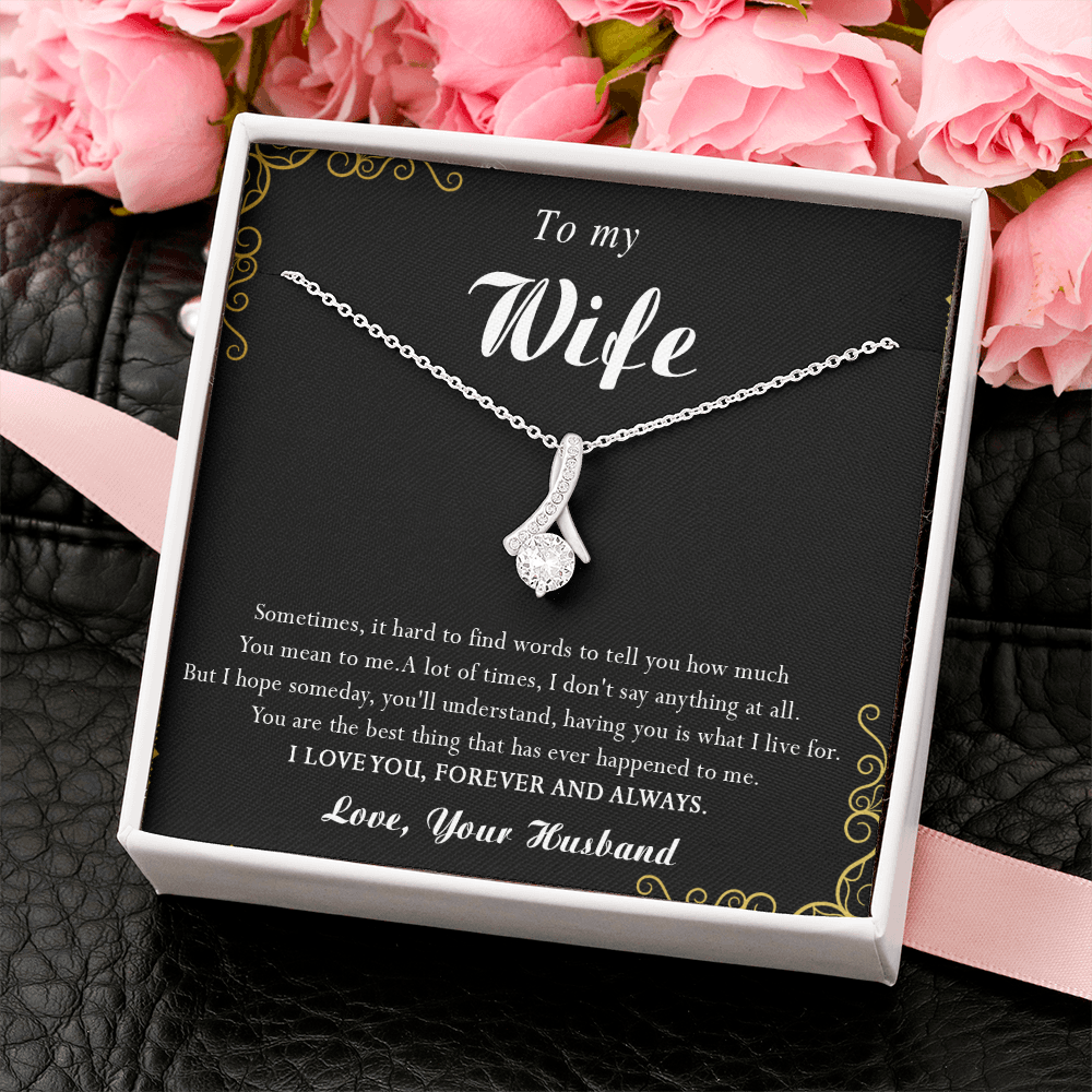 N357B To My Wife Necklace, Gift For Wife, Anniversary Gift For Wife, Necklace For Wife