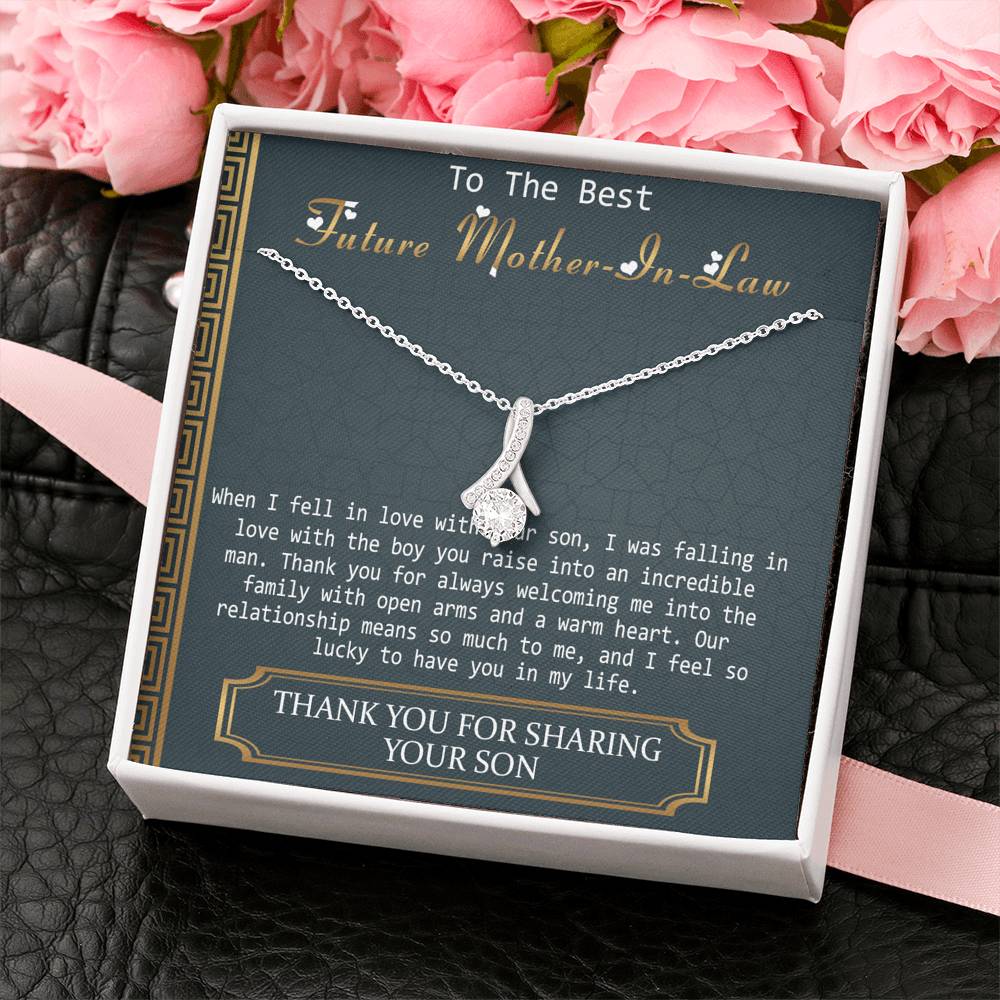 Future Mother in Law, Mother in Law Gift, Mother of the Groom Necklace