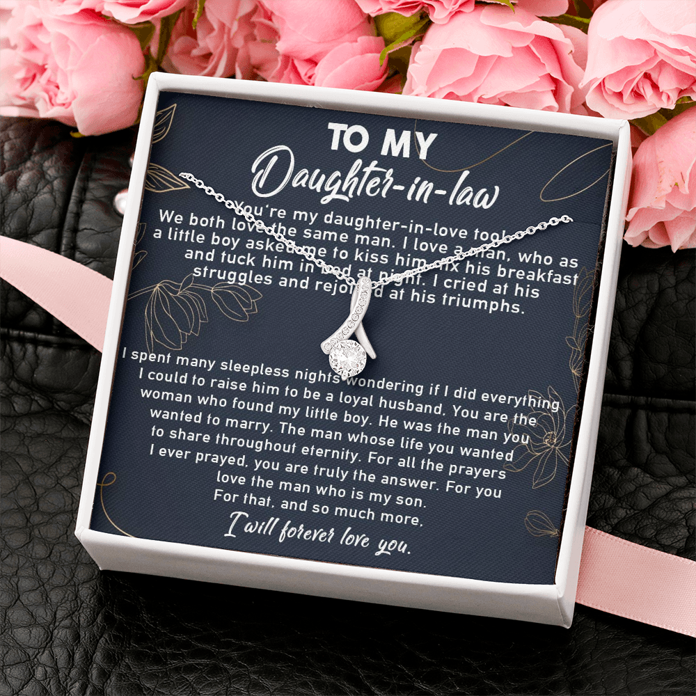 10B To My Daughter-In-Law Necklace, Gift For Daughter In Law, Daughter In Law Gifts