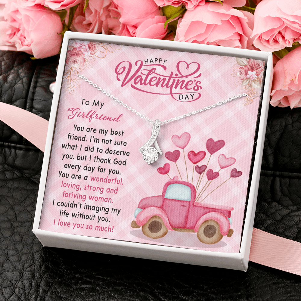 180B Valentine Gift To my Girlfriend, Necklace To my Girlfriend, I LOVE YOU SO MUCH